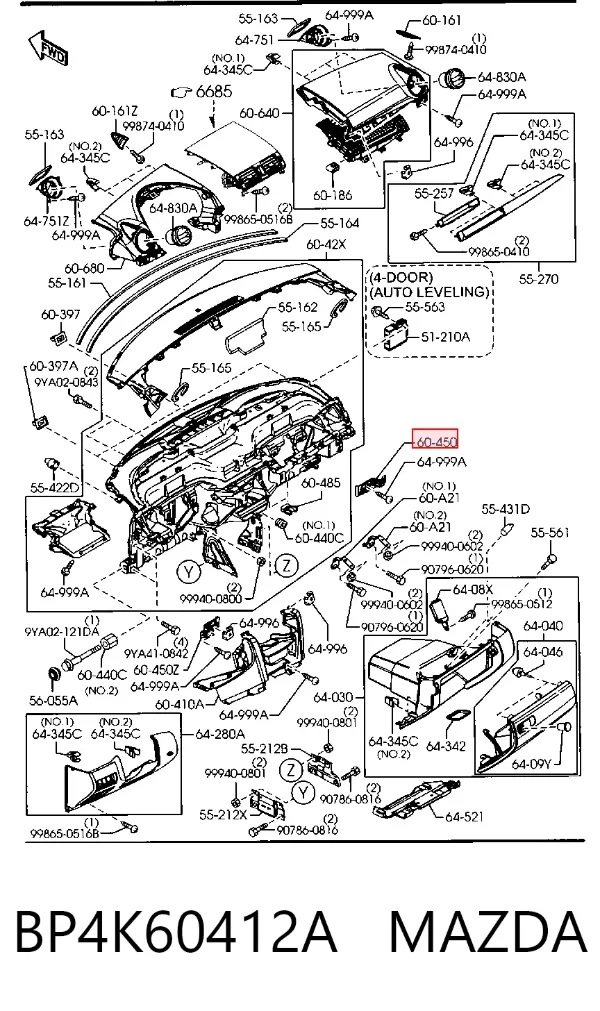  BP4K60412A Mazda