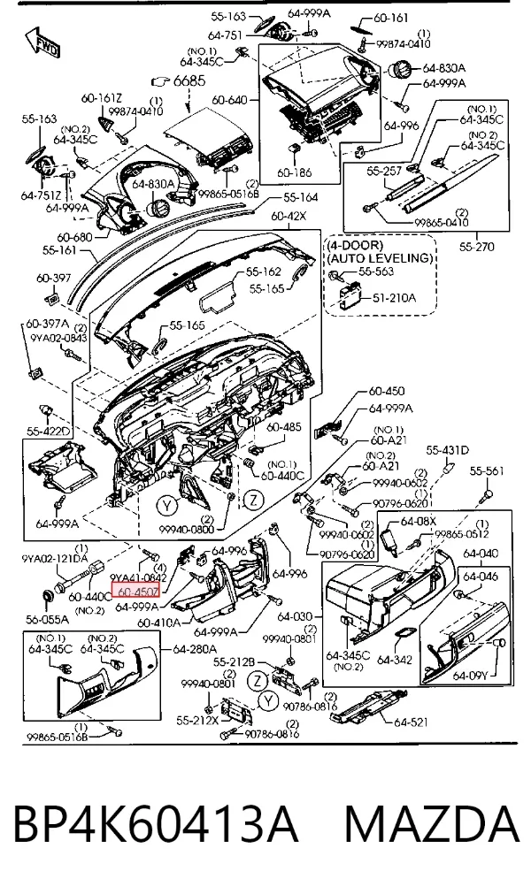  BP4K60413A Mazda