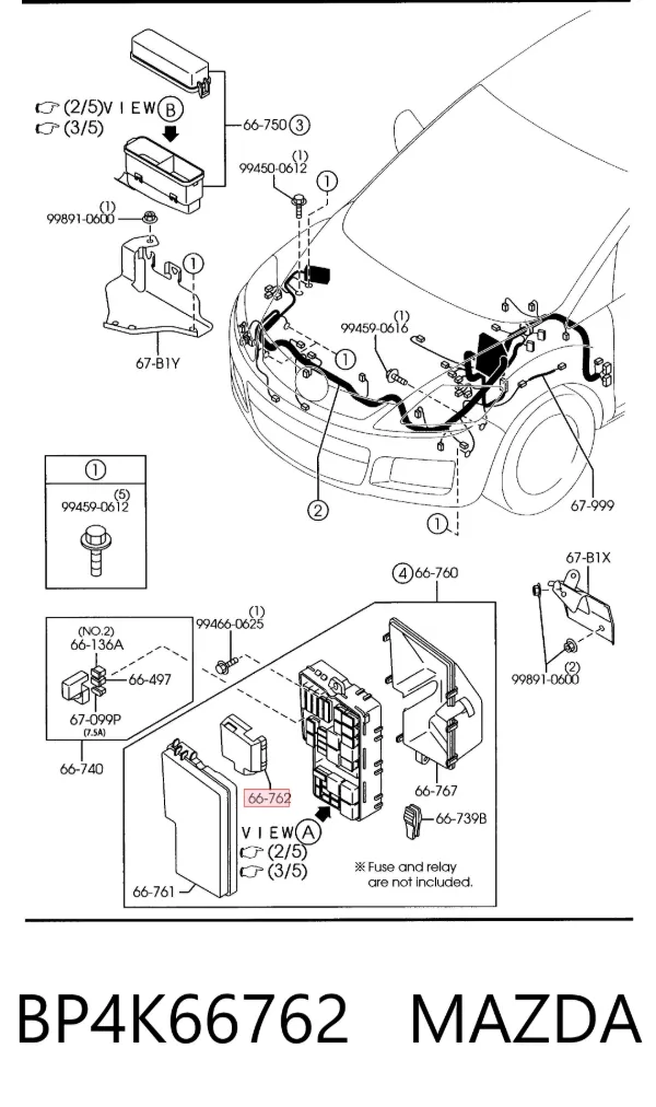  BP4K66762 Mazda