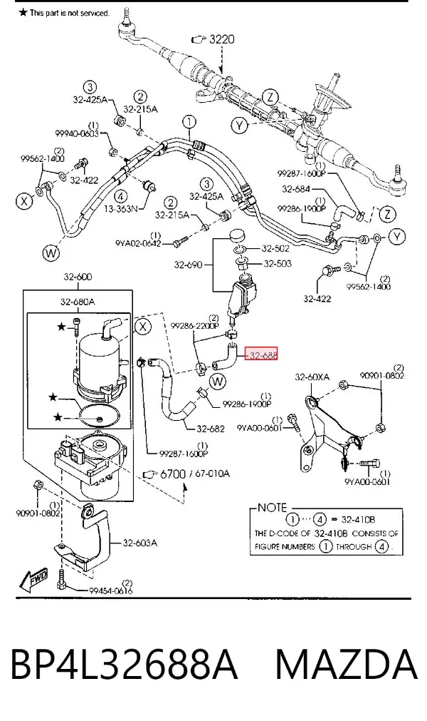  BP4L32688A Mazda