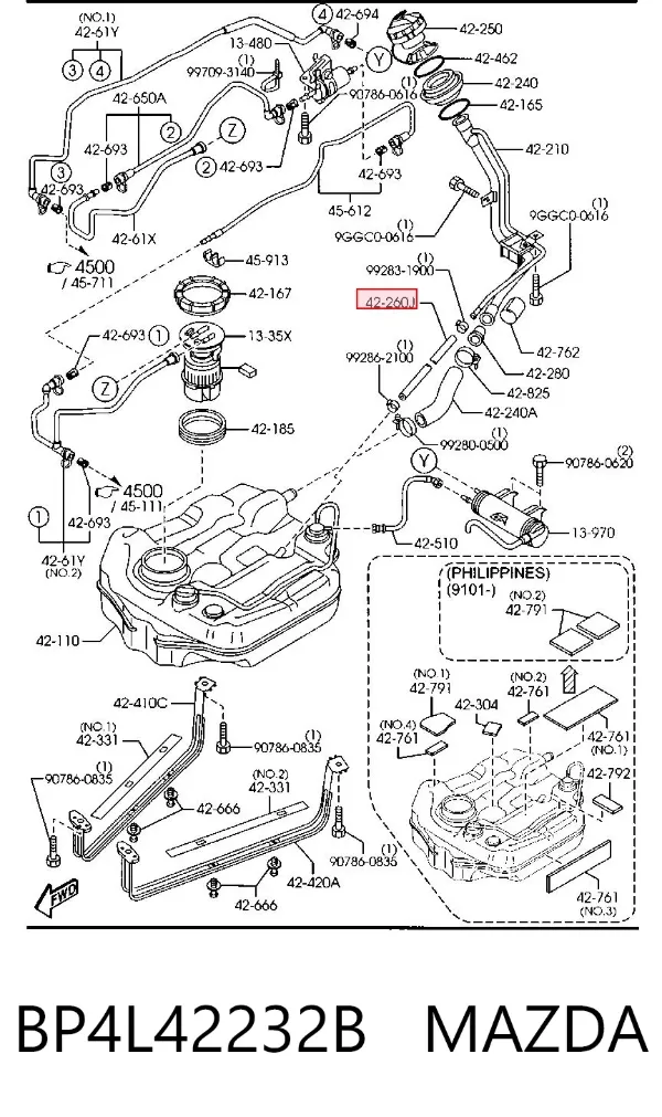  BP4L42232B Mazda