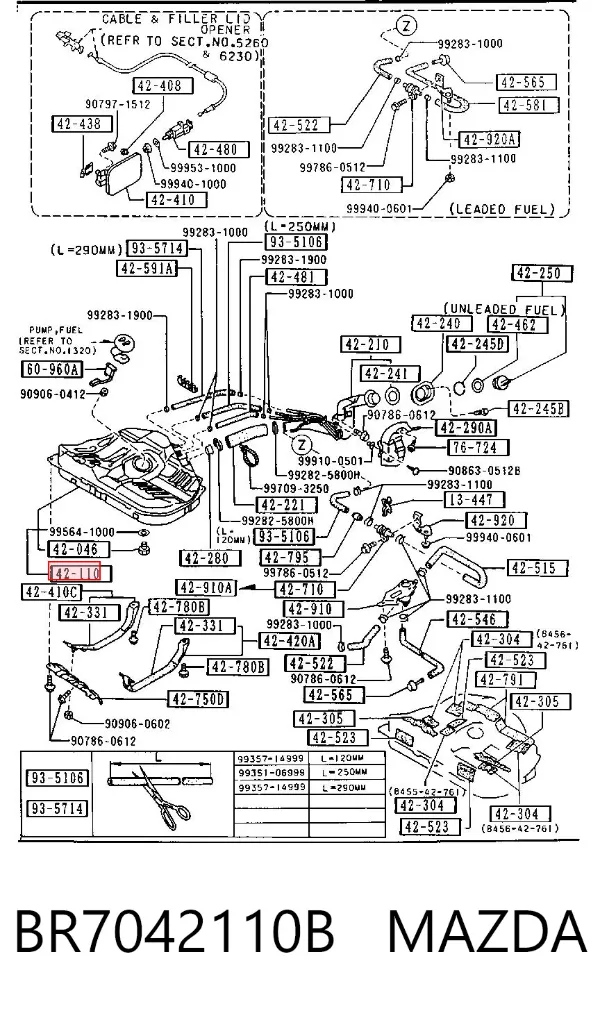 Depósito de gasolina Mazda 323 F IV