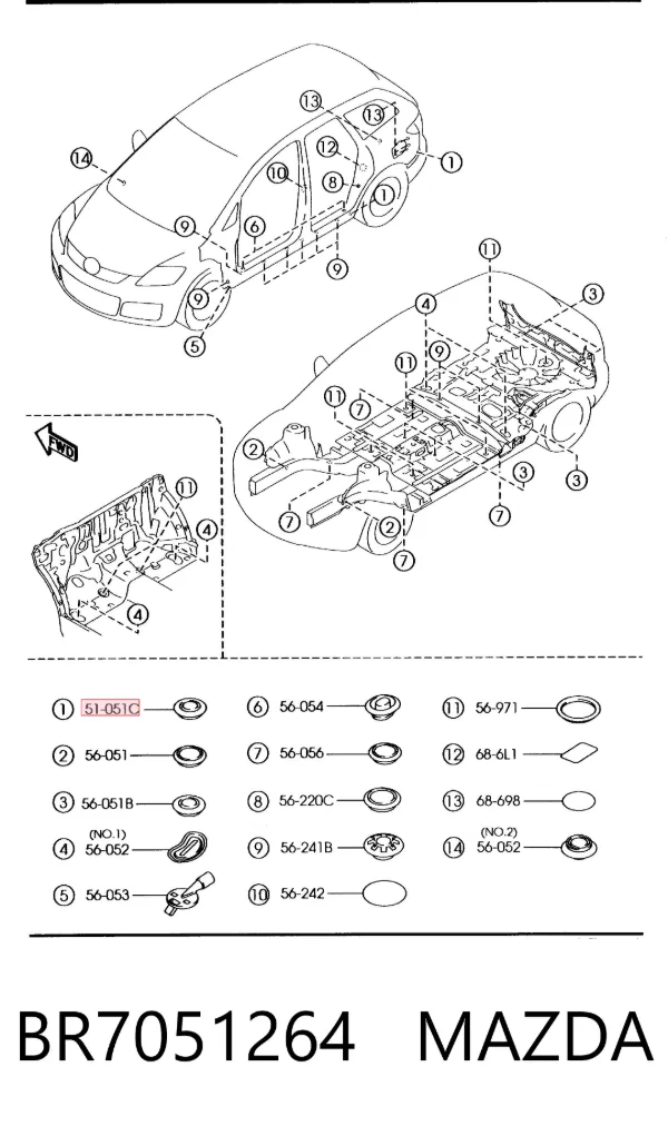  BR7051264 Mazda