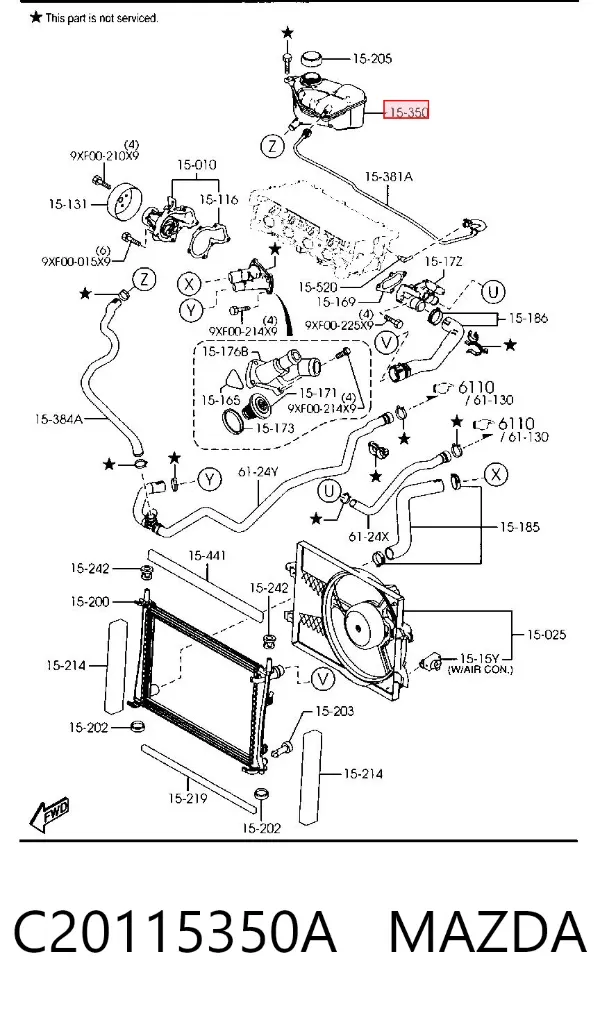 Vaso de expansión Mazda 2 I