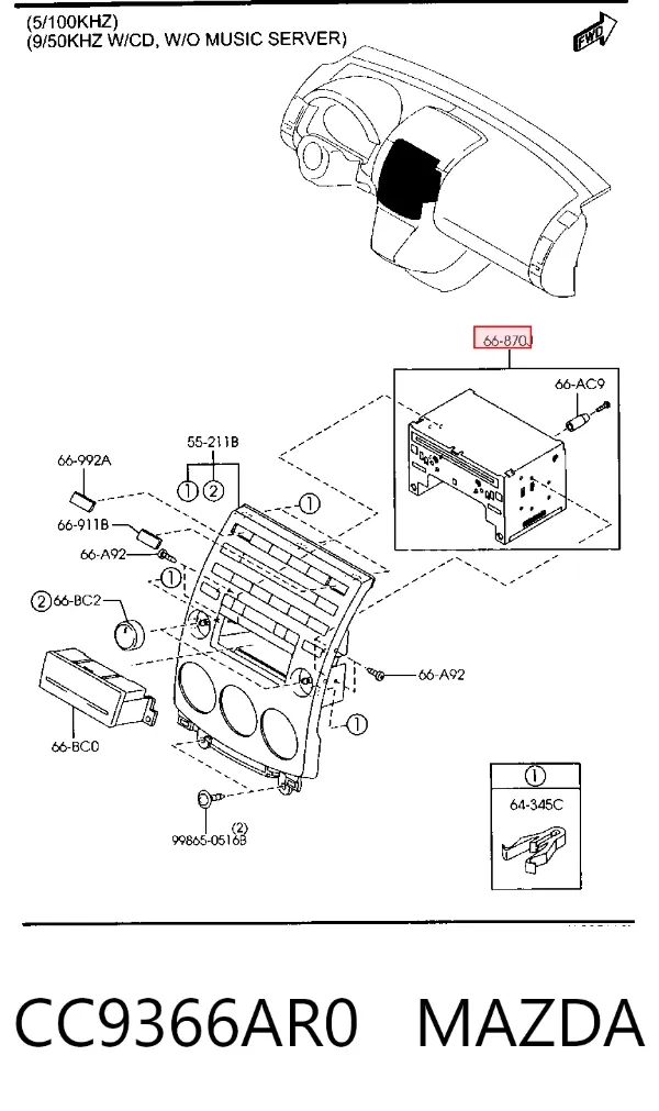 Radio Mazda 5 I