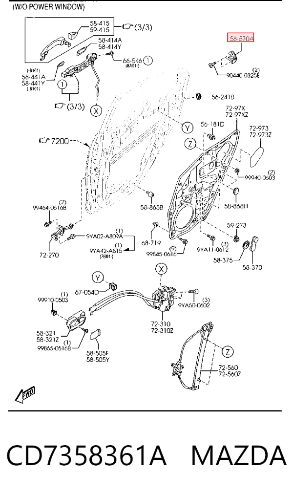  CD7358361A Mazda