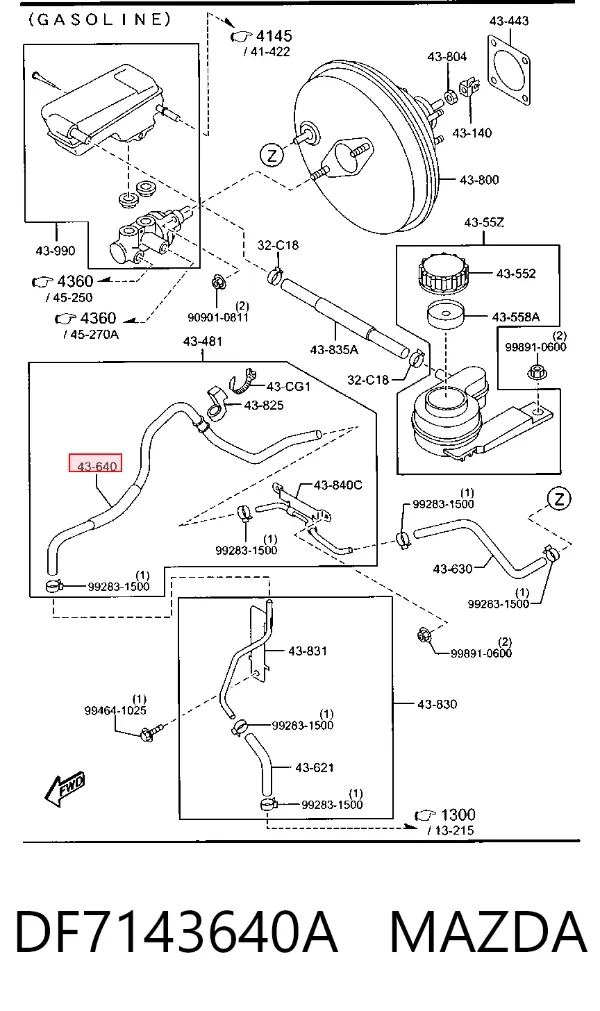  DF7143640A Mazda