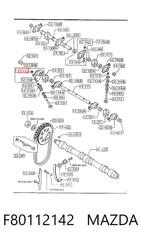  F80112142 Mazda