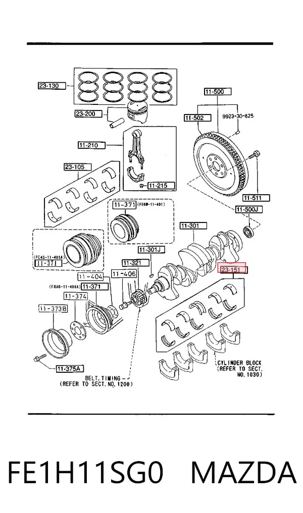  FE1H11SG0 Mazda