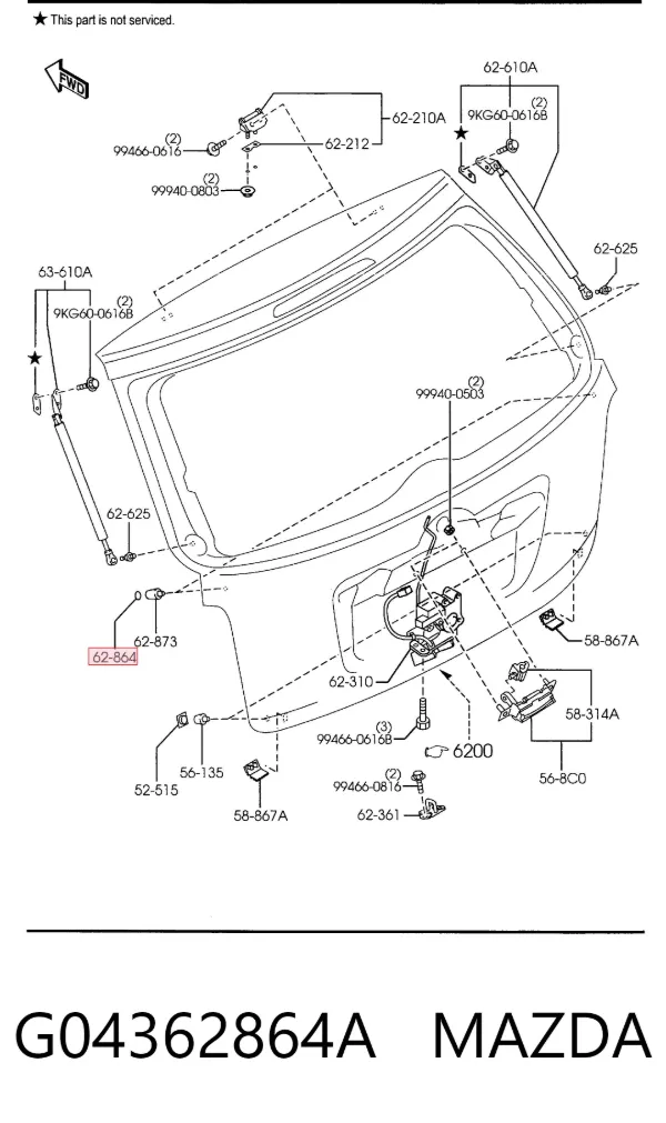  G04362864A Mazda