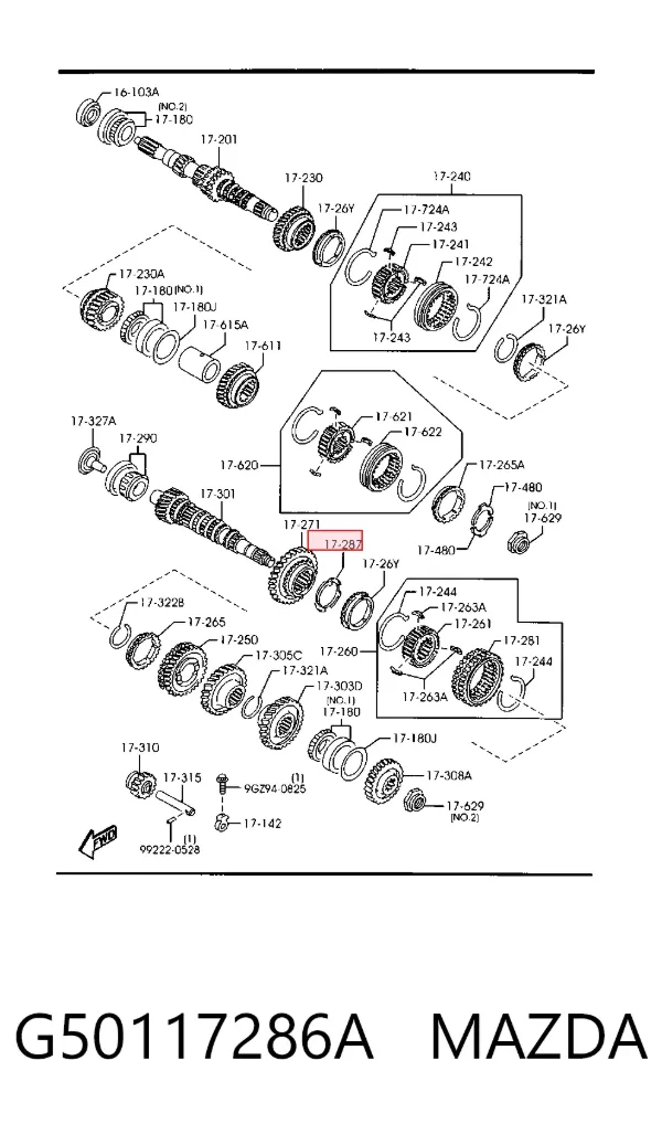  G50117286A Mazda
