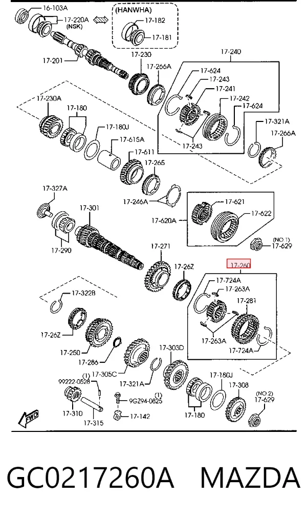  GC0217260A Mazda