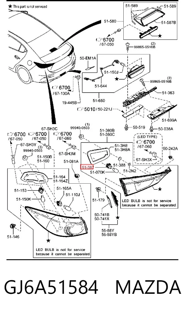  GJ6A51584 Mazda