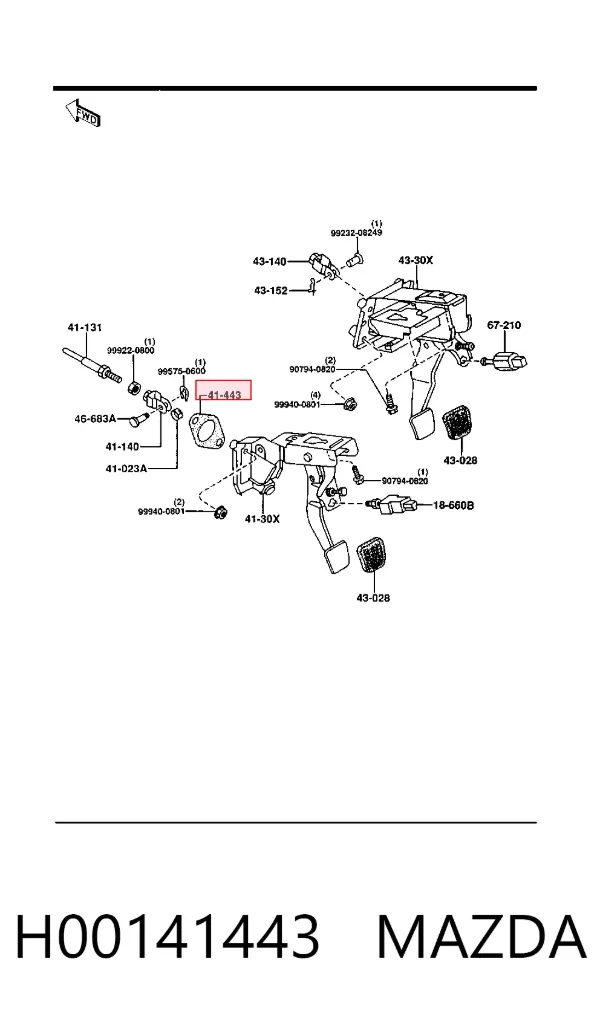  H00141443 Mazda