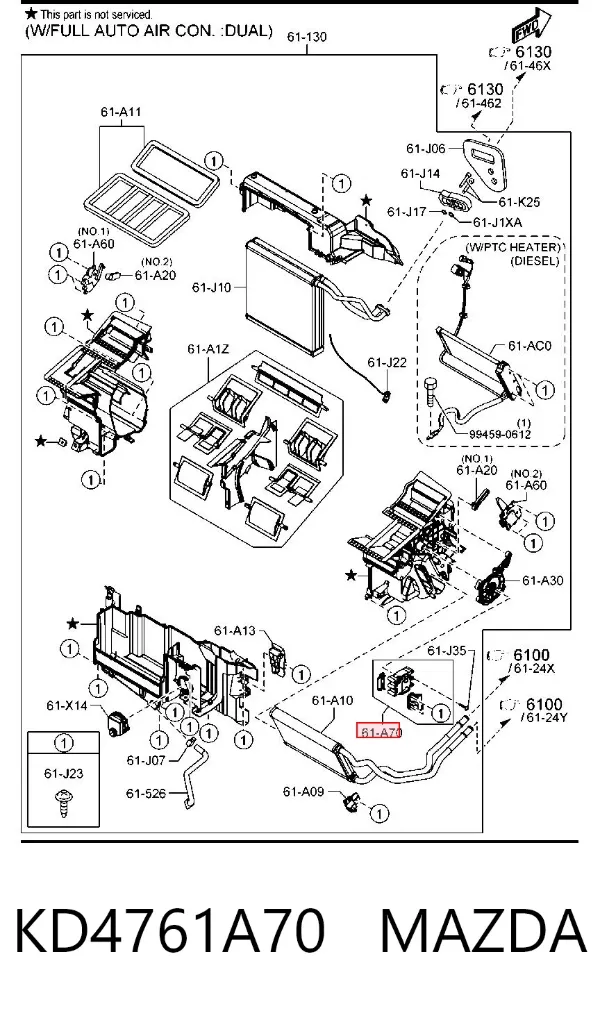  KD4761A70 Mazda