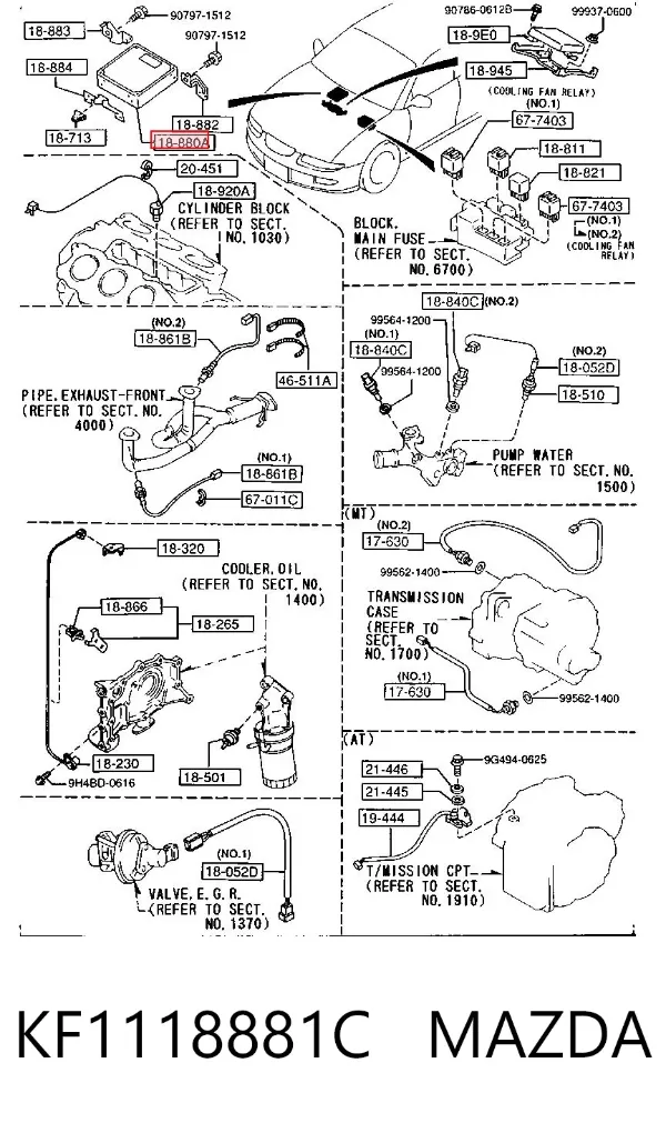 ECU Mazda 323 F V
