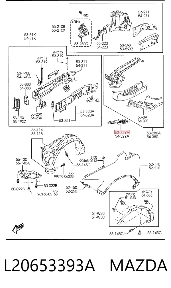  L20653393A Mazda