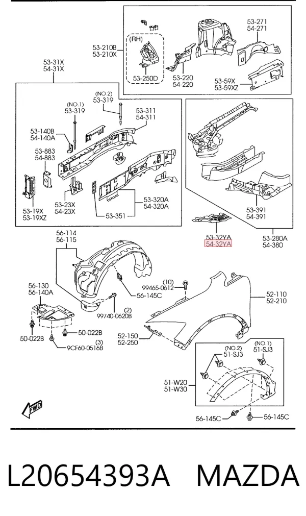 L20654393A Mazda
