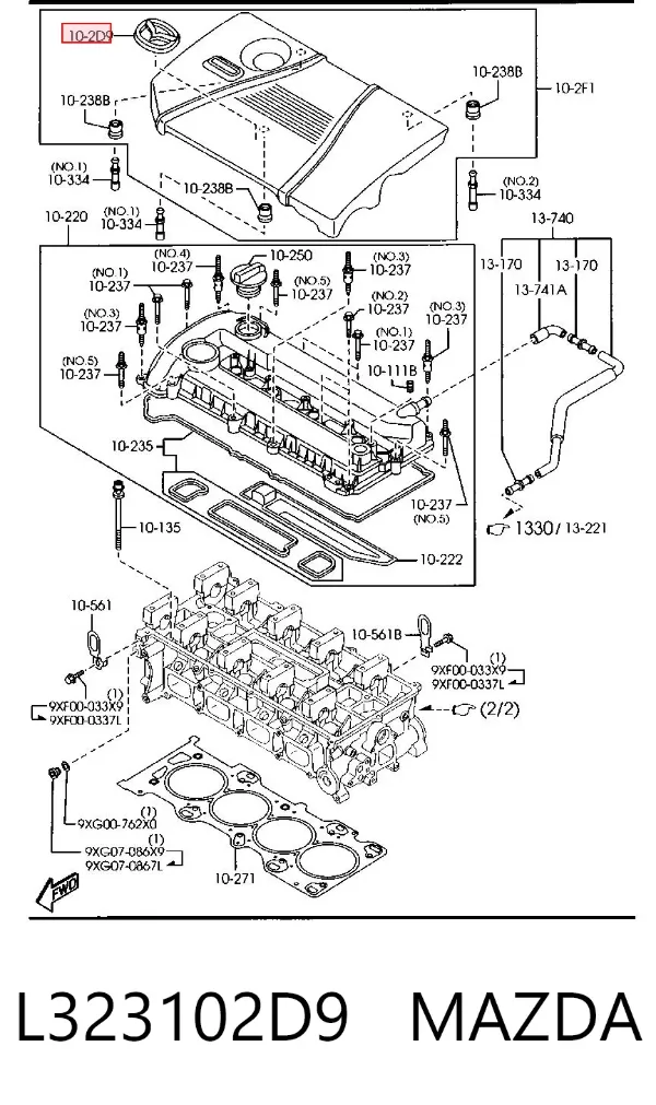  L323102D9 Mazda