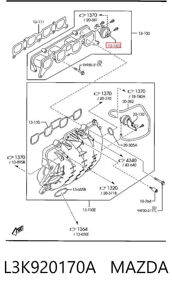  L3K920170A Mazda