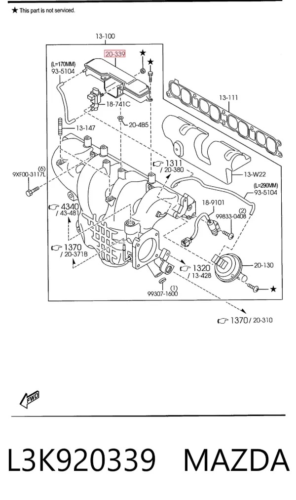  L3K920339 Mazda