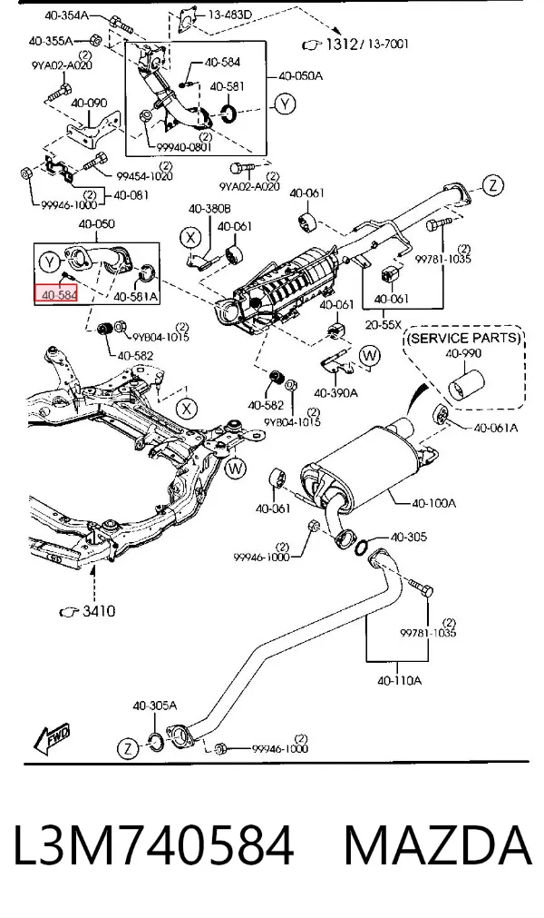  L3M740584 Mazda