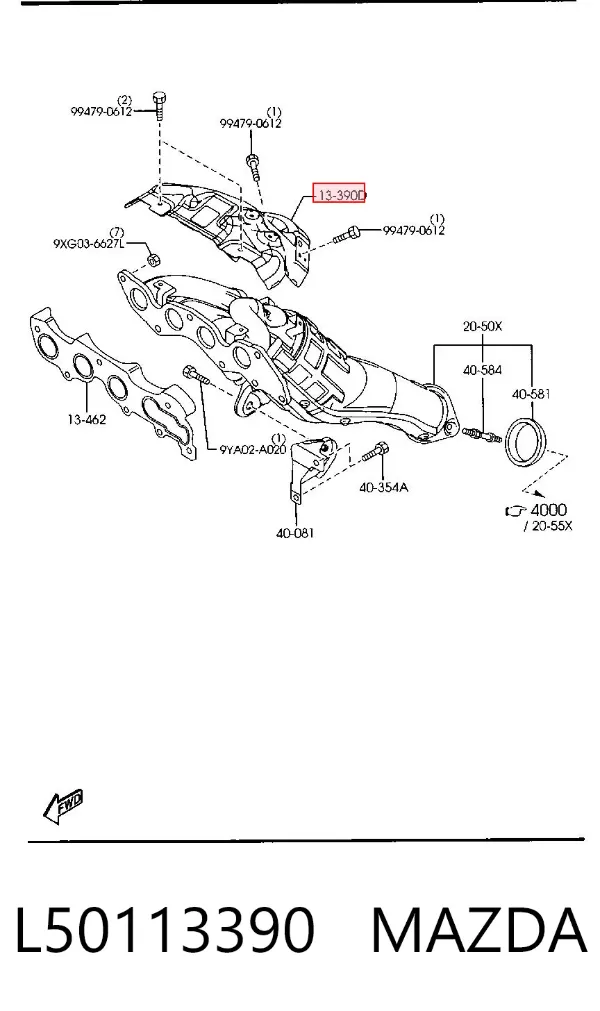  L50113390 Mazda