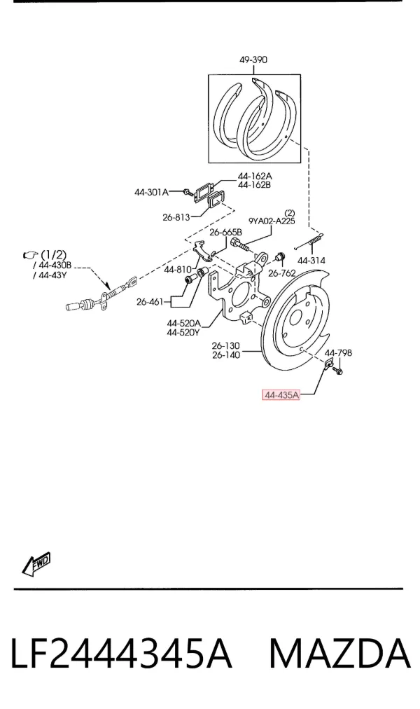  LF2444345A Mazda