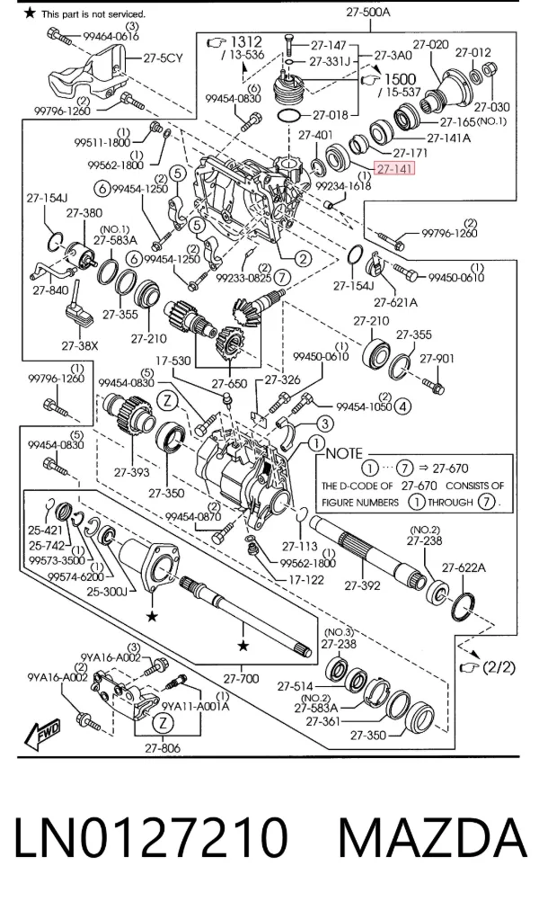  LN0127210 Mazda