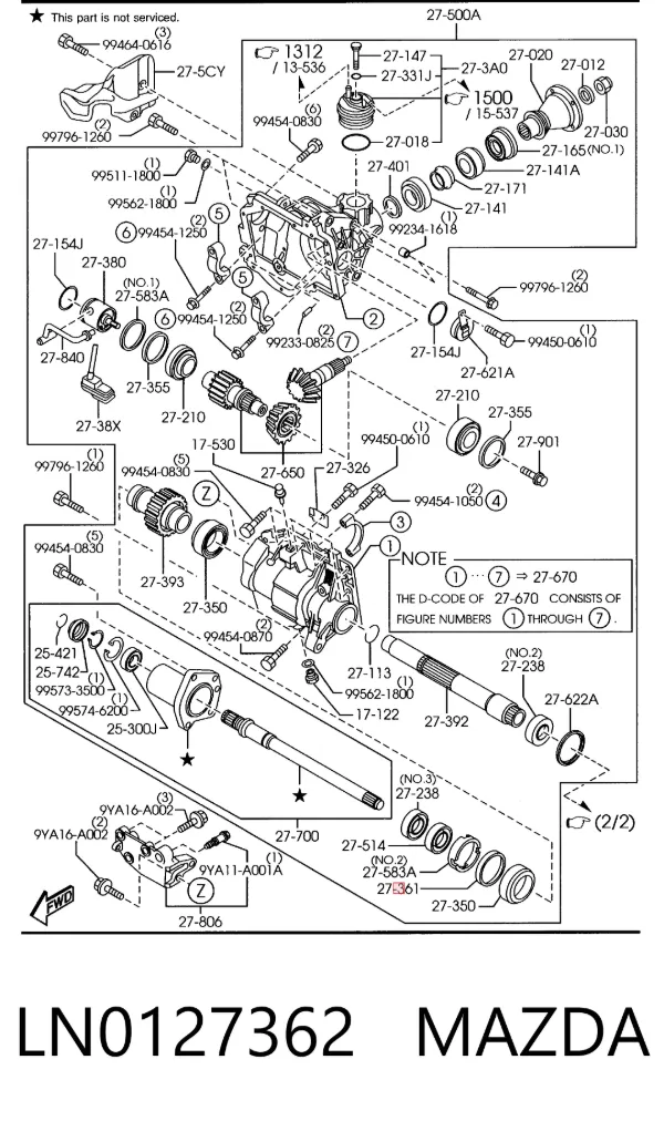  LN0127362 Mazda