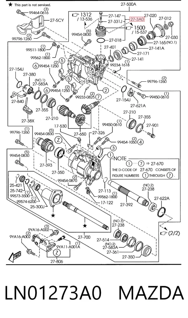  LN01273A0 Mazda