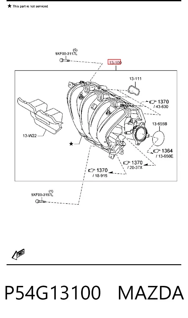 Colector de admisión Mazda 2 III