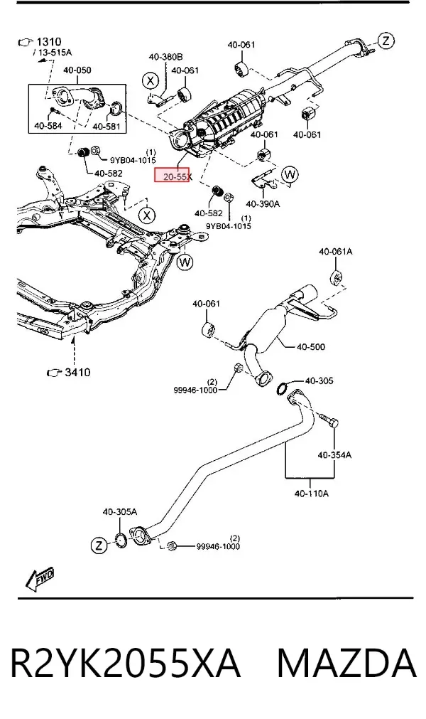 Catalizador Mazda 6 GH