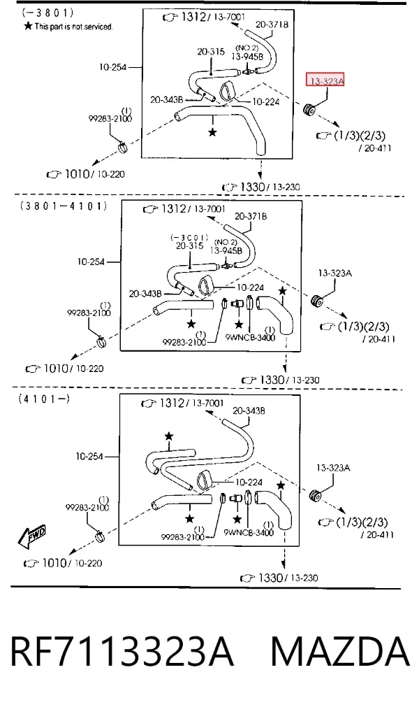  RF7113323A Mazda