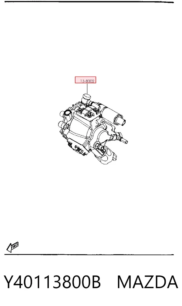 Bomba inyectora Y40113800B Mazda