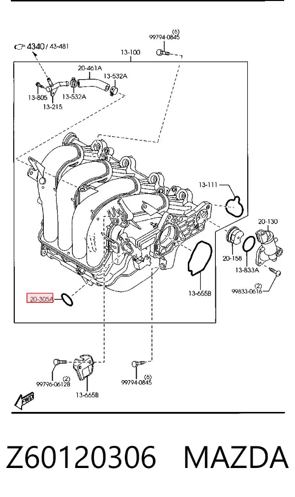  Z60120306 Mazda