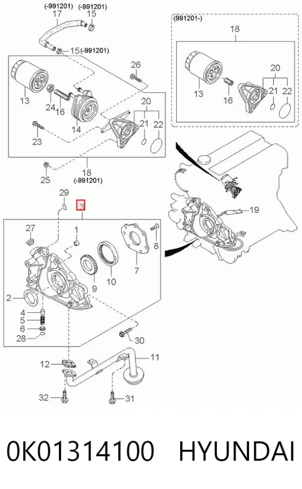 Bomba De Aceite KIA Sportage I