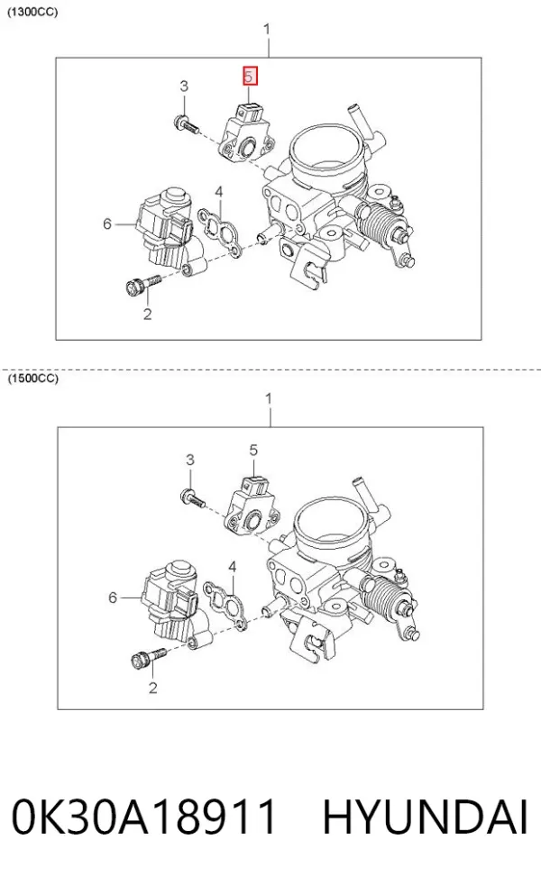 Sensor TPS 0K30A18911 Hyundai/Kia