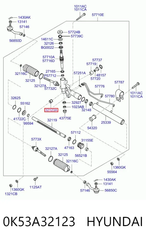  0K53A32123 Hyundai/Kia