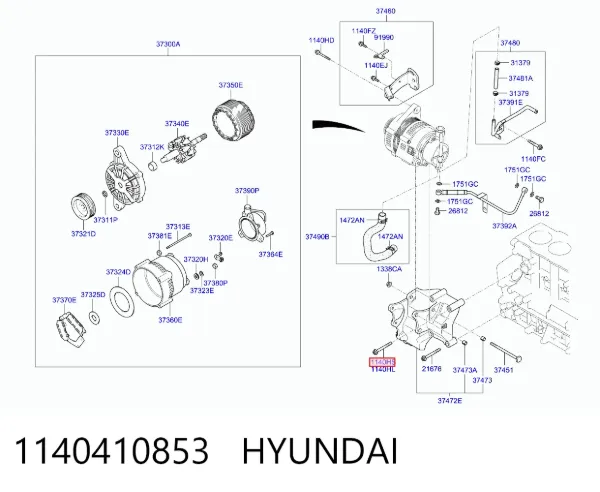  1140410853 Hyundai/Kia