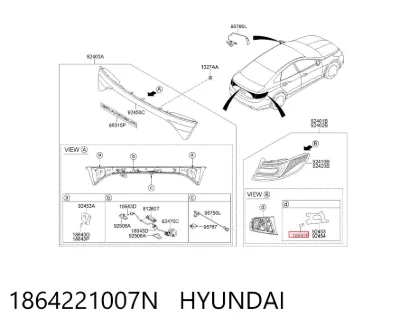 Bombilla HYUNDAI 1864221007N