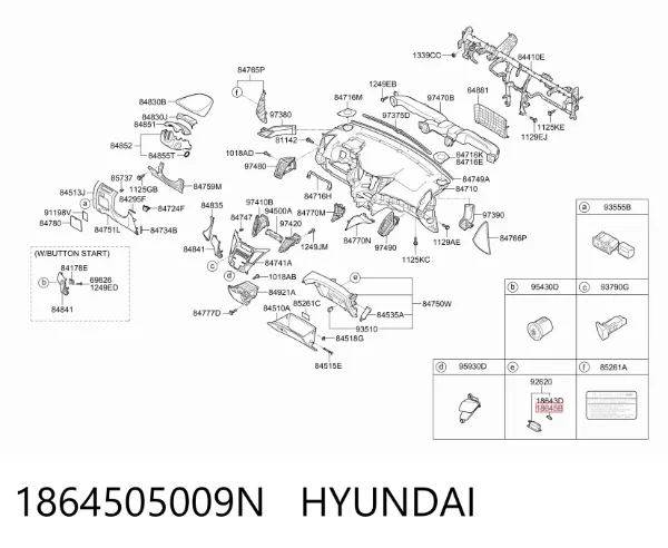 Bombilla 1864505009N Hyundai/Kia