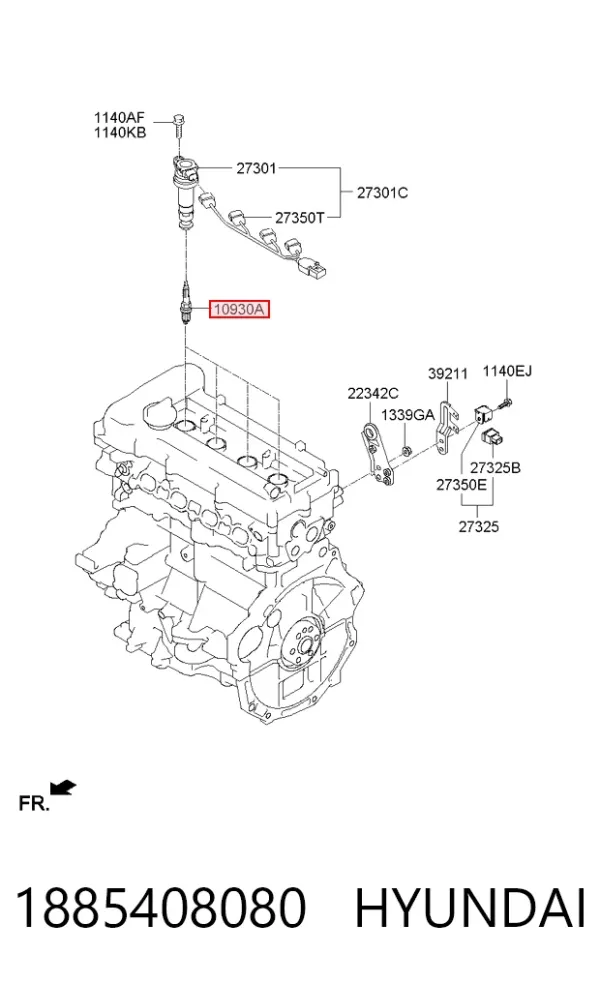 Bujía 1885408080 Hyundai/Kia