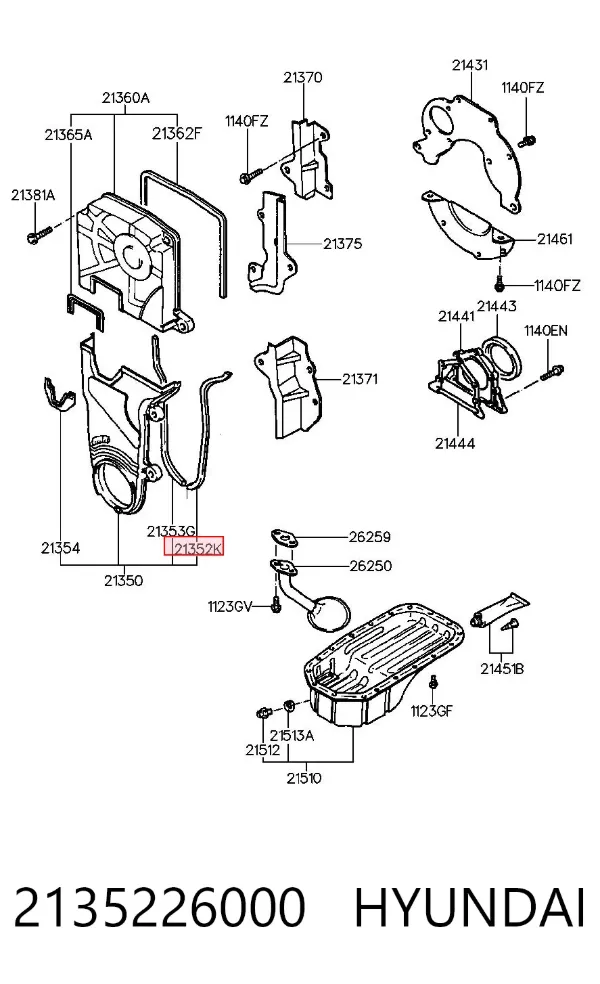  2135226000 Hyundai/Kia