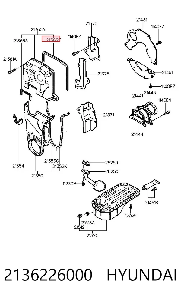  2136226000 Hyundai/Kia