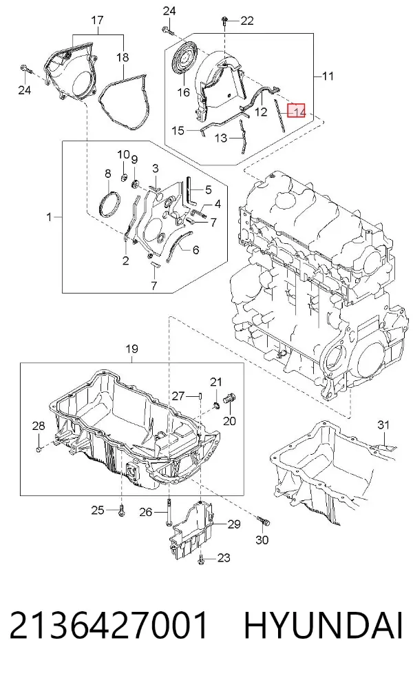  2136427001 Hyundai/Kia