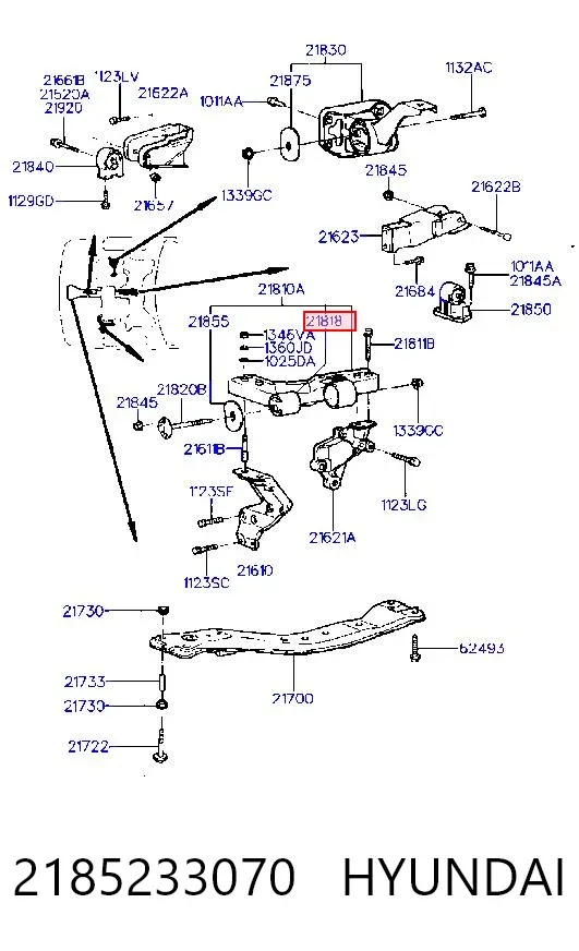  2185233070 Hyundai/Kia