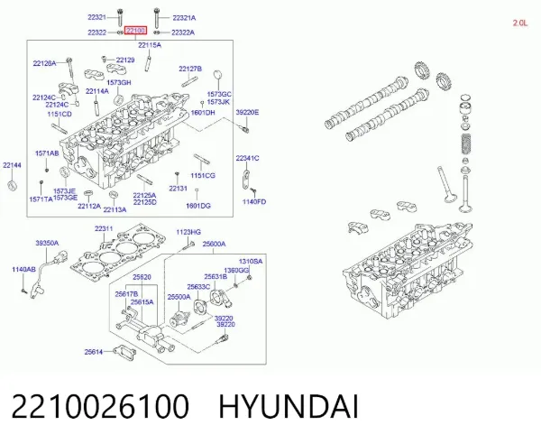 Culata Hyundai Coupe II