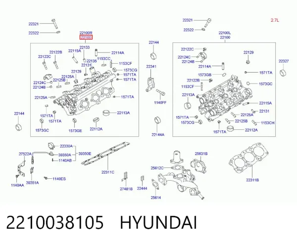 Culata Hyundai Sonata IV