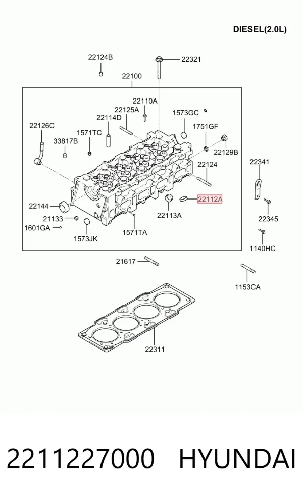  2211227000 Hyundai/Kia